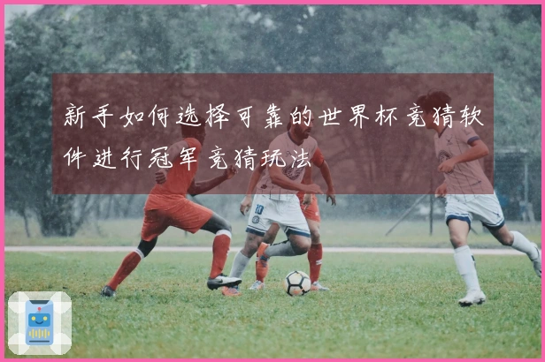 新手如何选择可靠的世界杯竞猜软件进行冠军竞猜玩法